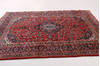 Mashad Red Hand Knotted 64 X 94  Area Rug 99-111781 Thumb 4