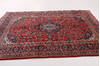 Mashad Red Hand Knotted 64 X 94 Area Rug 99-111781 Thumb 4