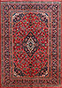 Mashad Red Hand Knotted 64 X 94  Area Rug 99-111781 Thumb 0