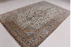 Kashan Beige Hand Knotted 63 X 911  Area Rug 99-111783 Thumb 3