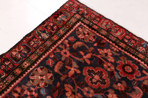 Hossein Abad Blue Hand Knotted 64 X 95 Area Rug 99-111787 Image 7