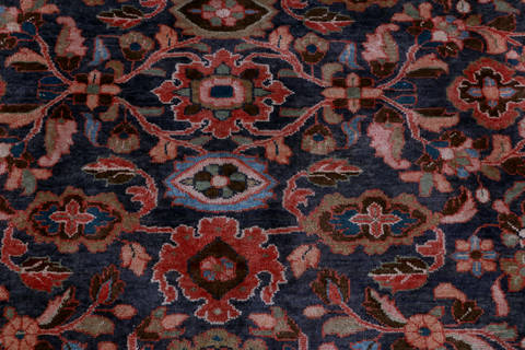 Hossein Abad Blue Hand Knotted 64 X 95 Area Rug 99-111787 Image 8