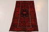 Hamedan Red Runner Hand Knotted 36 X 610  Area Rug 99-111793 Thumb 1