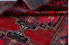Hamedan Red Runner Hand Knotted 37 X 90  Area Rug 99-111797 Thumb 12