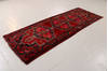 Hamedan Red Runner Hand Knotted 37 X 90  Area Rug 99-111797 Thumb 1