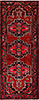 Hamedan Red Runner Hand Knotted 37 X 90  Area Rug 99-111797 Thumb 0