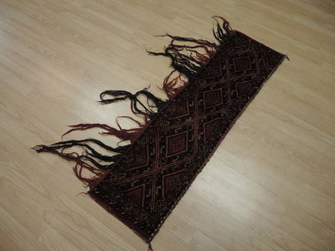 Kilim Red Runner Hand Knotted 16 X 411 Area Rug 100-111801 Image 4