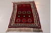 Shiraz Red Hand Knotted 31 X 51  Area Rug 99-111835 Thumb 1