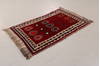 Shiraz Red Hand Knotted 31 X 51  Area Rug 99-111835 Thumb 3
