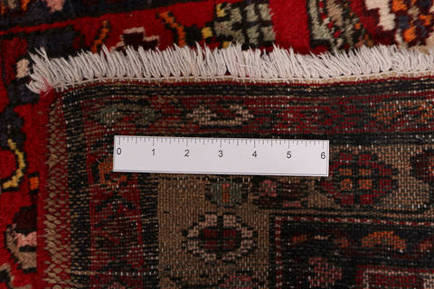 Hamedan Red Runner Hand Knotted 34 X 131 Area Rug 99-111836 Image 10