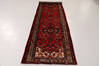 Hamedan Red Runner Hand Knotted 34 X 131  Area Rug 99-111836 Thumb 1
