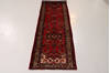 Hamedan Red Runner Hand Knotted 34 X 131  Area Rug 99-111836 Thumb 2