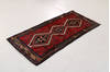 Hamedan Red Hand Knotted 26 X 411  Area Rug 99-111839 Thumb 2