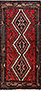 Hamedan Red Hand Knotted 26 X 411 Area Rug 99-111839 Thumb 0