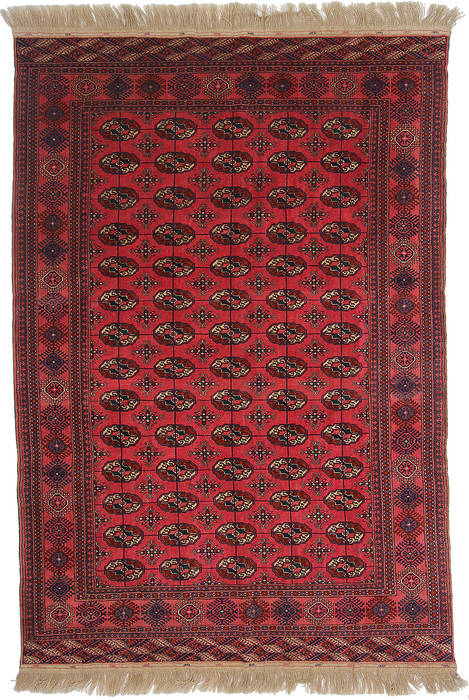 Bokhara Red Hand Knotted 62 X 810  Area Rug 254-111875 Image 0