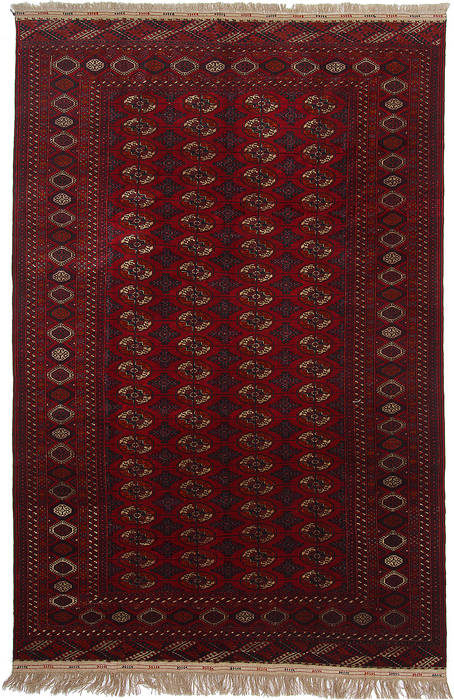 Bokhara Red Hand Knotted 67 X 911  Area Rug 254-111876 Image 0