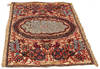 Kashan Beige Hand Knotted 25 X 31  Area Rug 254-111884 Thumb 4
