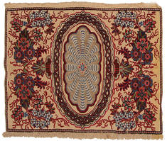 Kashan Beige Hand Knotted 2'5" X 3'1"  Area Rug 254-111884