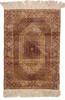 Herati Beige Hand Knotted 20 X 30  Area Rug 254-111888 Thumb 0