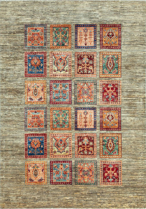 Chobi Grey Hand Knotted 42 X 511 Area Rug 700-111891 Image 0