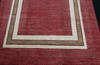 Modern Red Hand Knotted 56 X 78  Area Rug 700-111892 Thumb 2