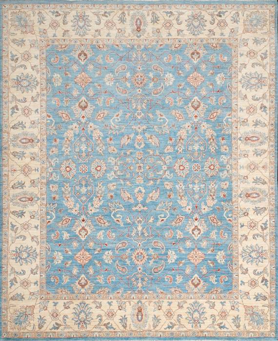 Chobi Blue Hand Knotted 80 X 910 Area Rug 700-111893 Image 0