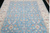 Chobi Blue Hand Knotted 80 X 910 Area Rug 700-111893 Thumb 2