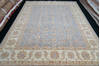 Chobi Blue Hand Knotted 84 X 102 Area Rug 700-111896 Thumb 1