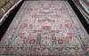 Pak-Persian Red Hand Knotted 82 X 101  Area Rug 700-111897 Thumb 1