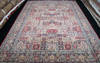 Pak-Persian Red Hand Knotted 82 X 101 Area Rug 700-111897 Thumb 1