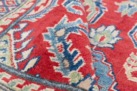 Kazak Red Hand Knotted 69 X 910 Area Rug 700-111898 Image 6