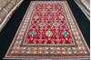 Kazak Red Hand Knotted 67 X 100 Area Rug 700-111900 Thumb 1