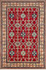 Kazak Red Hand Knotted 67 X 100  Area Rug 700-111900 Thumb 0