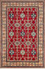 Kazak Red Hand Knotted 67 X 100 Area Rug 700-111900 Thumb 0