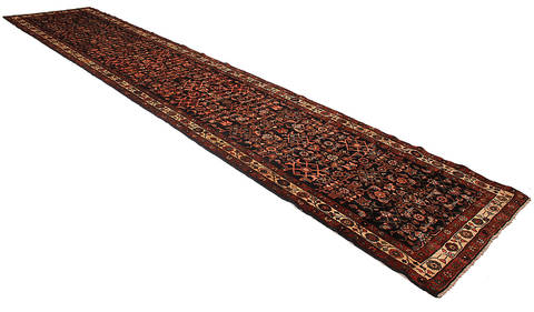 Bidjar Red Runner Hand Knotted 37 X 175 Area Rug 254-111911 Image 4