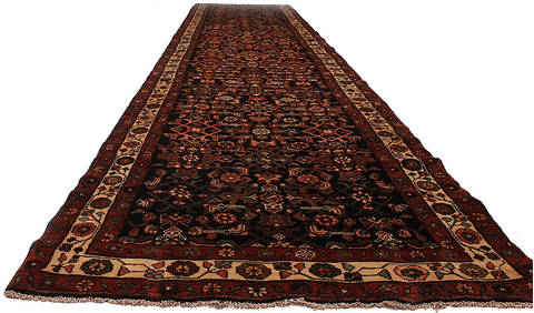Bidjar Red Runner Hand Knotted 37 X 175 Area Rug 254-111911 Image 7