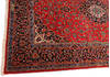 Kashan Red Hand Knotted 49 X 73 Area Rug 254-111912 Thumb 3