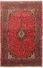 Kashan Red Hand Knotted 49 X 73  Area Rug 254-111912 Thumb 0