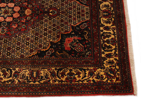 Bakhtiar Red Hand Knotted 42 X 64 Area Rug 254-111915 Image 2