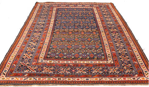 Shirvan Red Hand Knotted 410 X 610 Area Rug 254-111922 Image 1