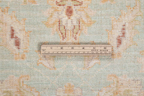 Chobi Blue Runner Hand Knotted 24 X 69  Area Rug 700-111932 Image 6