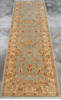 Chobi Blue Runner Hand Knotted 24 X 69  Area Rug 700-111932 Thumb 1