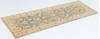 Chobi Blue Runner Hand Knotted 23 X 69  Area Rug 700-111936 Thumb 2