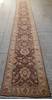 Chobi Brown Runner Hand Knotted 29 X 194  Area Rug 700-111946 Thumb 1