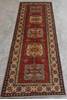 Kazak Red Runner Hand Knotted 28 X 76  Area Rug 700-111954 Thumb 1
