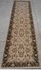 Chobi Beige Runner Hand Knotted 29 X 97  Area Rug 700-111959 Thumb 1