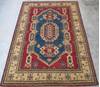 Kazak Red Hand Knotted 69 X 97  Area Rug 700-111966 Thumb 1