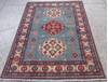 Kazak Blue Hand Knotted 411 X 67  Area Rug 700-111968 Thumb 1