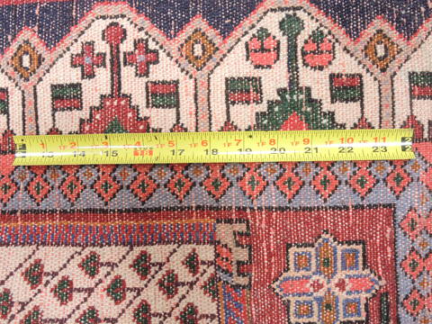 Abadeh Red Hand Knotted 35 X 411 Area Rug 100-111972 Image 10