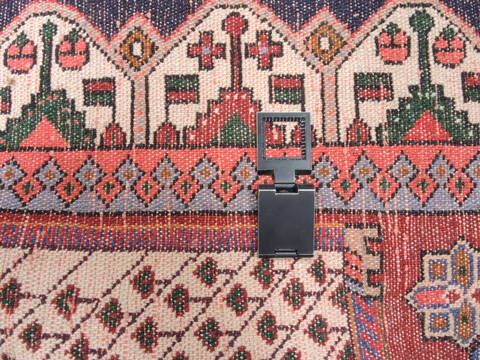 Abadeh Red Hand Knotted 35 X 411 Area Rug 100-111972 Image 11